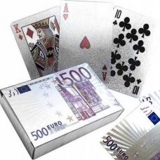 Карти гральні (54шт) EURO Silver для покеру пластикові